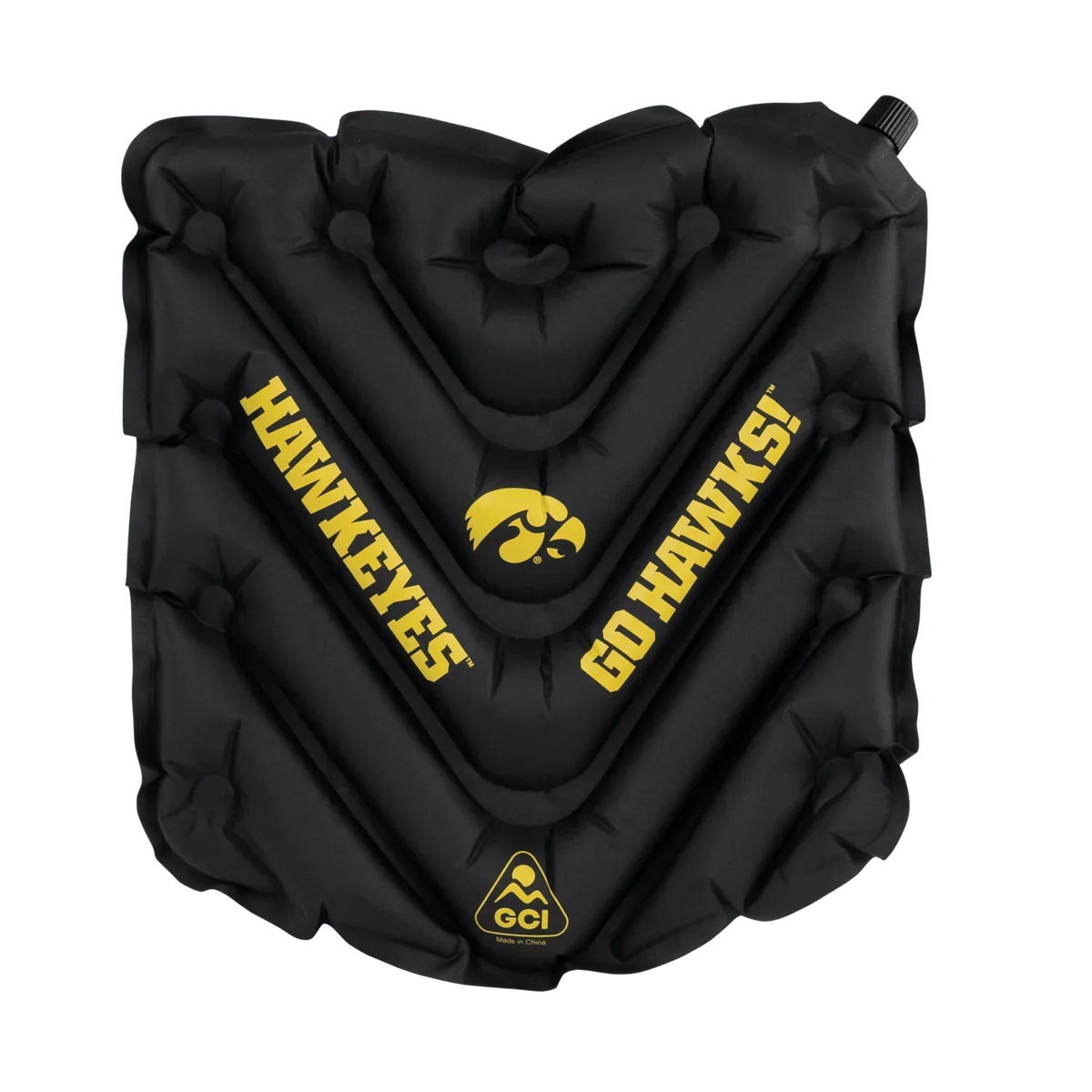 College V Seat™ Inflatable Stadium Cushion - Iowa Hawkeyes - Classic Choice